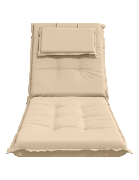 Cuscino per Lettino GEMERT 100% Poliestere Crema