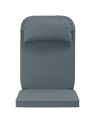 Cuscino per Lounger Sole 100% Poliestere Blu 55 x 124 x 5 cm