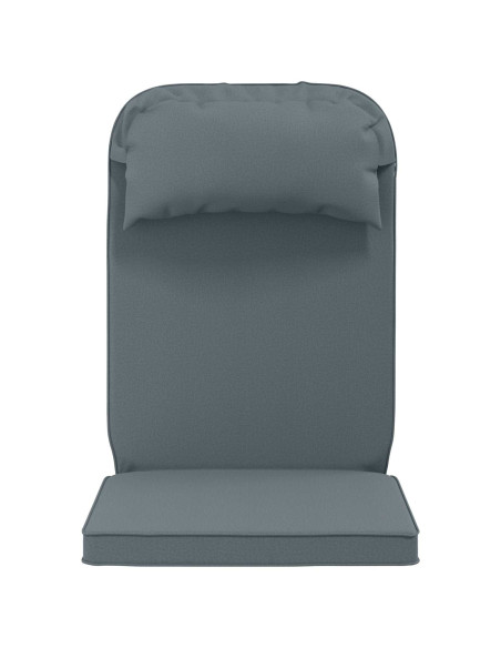 Cuscino per Lounger Sole 100% Poliestere Blu 55 x 124 x 5 cm