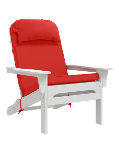 Cuscino per Lounger Sole 100% Poliestere Rosso 55 x 124 x 5 cm