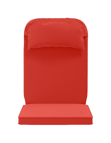 Cuscino per Lounger Sole 100% Poliestere Rosso 55 x 124 x 5 cm