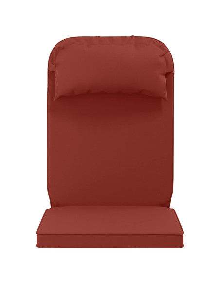Cuscino per Lounger Sole 100% Poliestere Rosso 55 x 124 x 5 cm