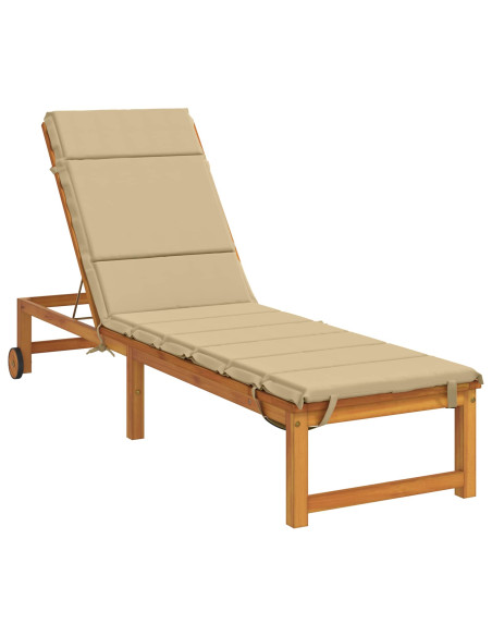 Cuscino per Lettino GEMERT 100% Poliestere Beige