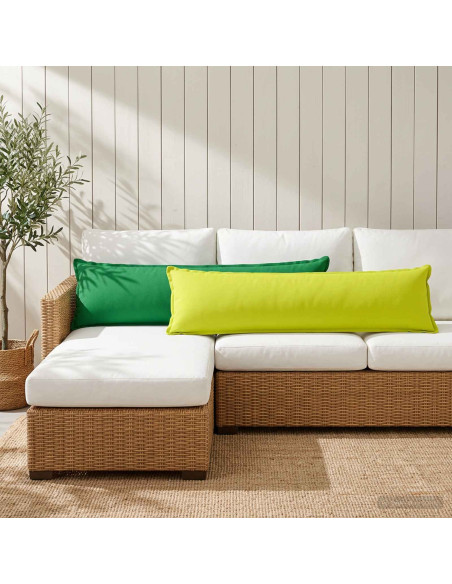 Cuscino HOUTEN Verde brillante. 40 x 145 cm Poliestere