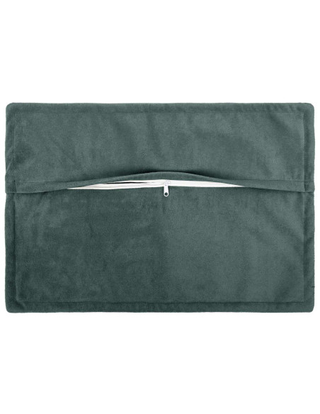 Cuscino con cuscino HOUTEN 6 pz Blu mare Fleece in microfibra