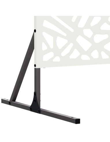Schermo per Privacy 100 x 50 x 180 cm Acciaio Bianco