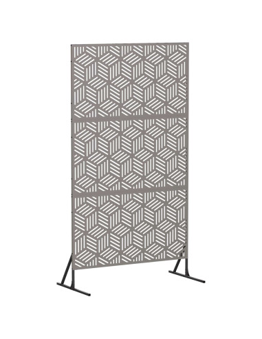 Schermo per Privacy 100 x 50 x 180 cm Acciaio Corten Ruggine