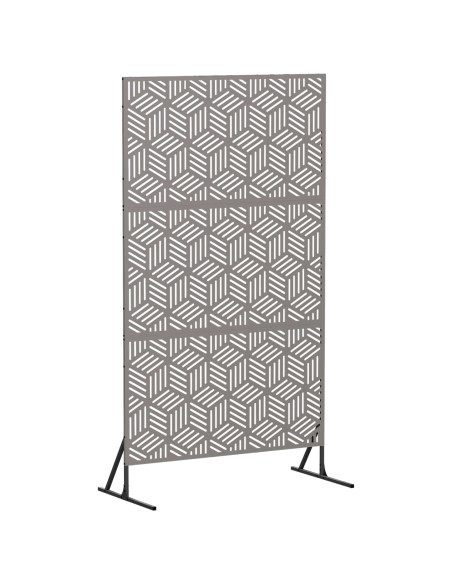 Schermo per Privacy 100 x 50 x 180 cm Acciaio Corten Ruggine