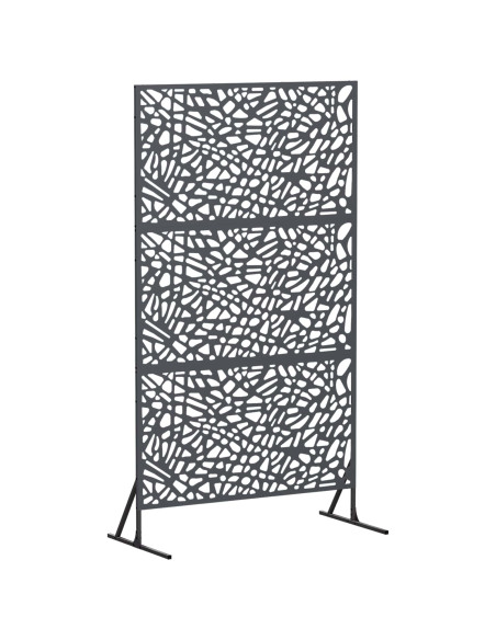 Schermo per Privacy 100 x 50 x 180 cm Acciaio Antracite