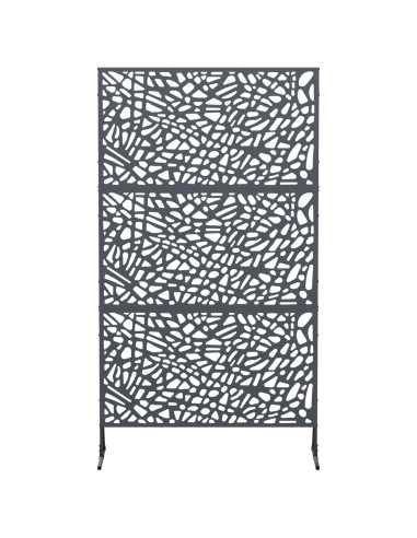 Schermo per Privacy 100 x 50 x 180 cm Acciaio Antracite