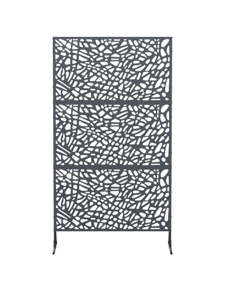 Schermo per Privacy 100 x 50 x 180 cm Acciaio Antracite