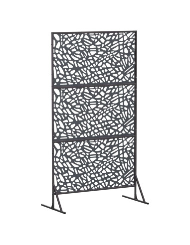 Schermo per Privacy 100 x 50 x 180 cm Acciaio Antracite