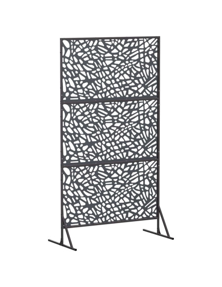 Schermo per Privacy 100 x 50 x 180 cm Acciaio Antracite