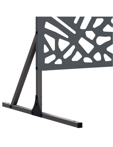 Schermo per Privacy 100 x 50 x 180 cm Acciaio Antracite