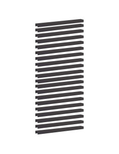 Profilo di copertura per giardino 20 pz 100 x 10 x 5 cm Acciaio 2
