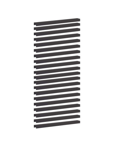 Profilo di copertura per giardino 20 pz 100 x 10 x 5 cm Acciaio