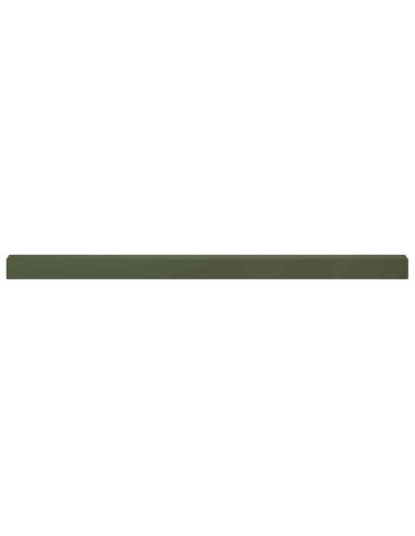 Profilo di copertura per giardino 10 pz 100 x 6 x 5 cm Acciaio