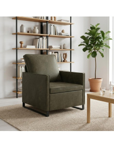 Poltrona Verde militare 70 x 81 x 82 cm