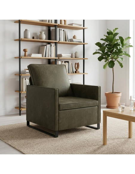 Poltrona Verde militare 70 x 81 x 82 cm
