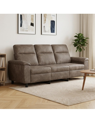 Divano Grigio Scuro 214 x 90 x 95 cm