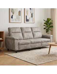 Divano Grigio Chiaro 214 x 90 x 95 cm