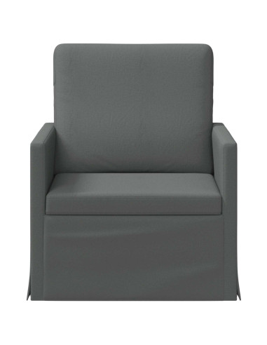 Poltrona Grigio Scuro 70 x 81 x 82 cm Tessuto