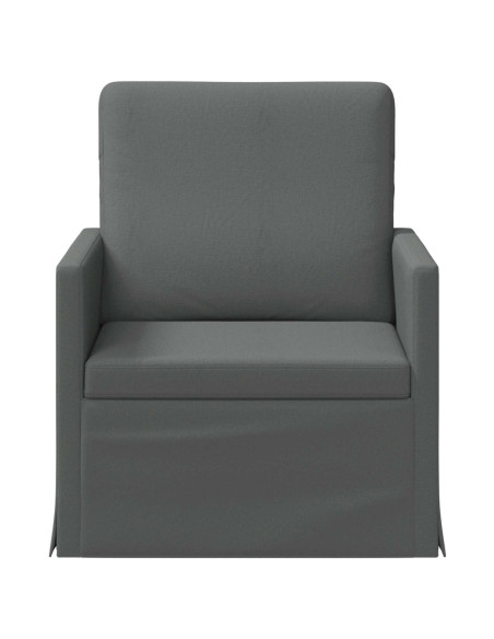 Poltrona Grigio Scuro 70 x 81 x 82 cm Tessuto