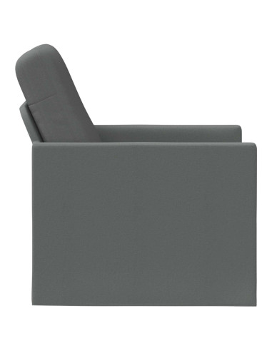 Poltrona Grigio Scuro 70 x 81 x 82 cm Tessuto