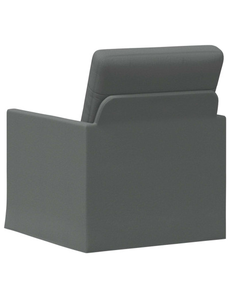 Poltrona Grigio Scuro 70 x 81 x 82 cm Tessuto