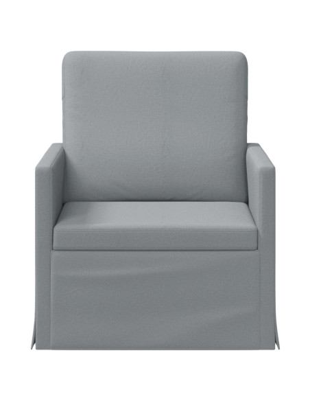 Poltrona Grigio Chiaro 70 x 81 x 82 cm Tessuto