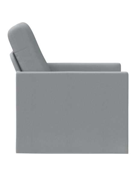 Poltrona Grigio Chiaro 70 x 81 x 82 cm Tessuto