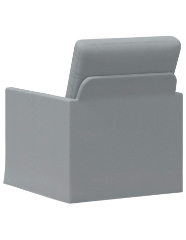 Poltrona Grigio Chiaro 70 x 81 x 82 cm Tessuto