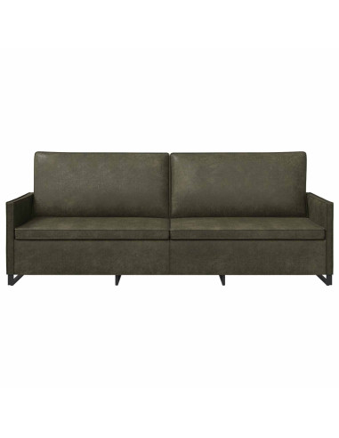 Divano a 3 posti Verde militare 220 x 81 x 82 cm