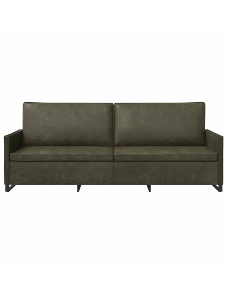 Divano a 3 posti Verde militare 220 x 81 x 82 cm