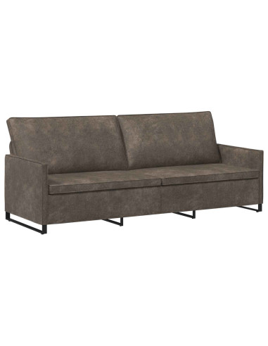 Divano a 3 posti Grigio Scuro 220 x 81 x 82 cm
