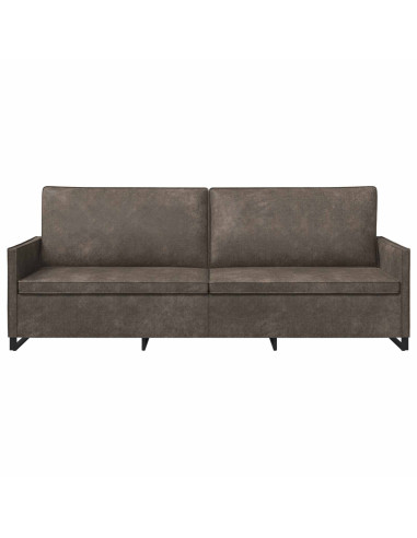 Divano a 3 posti Grigio Scuro 220 x 81 x 82 cm