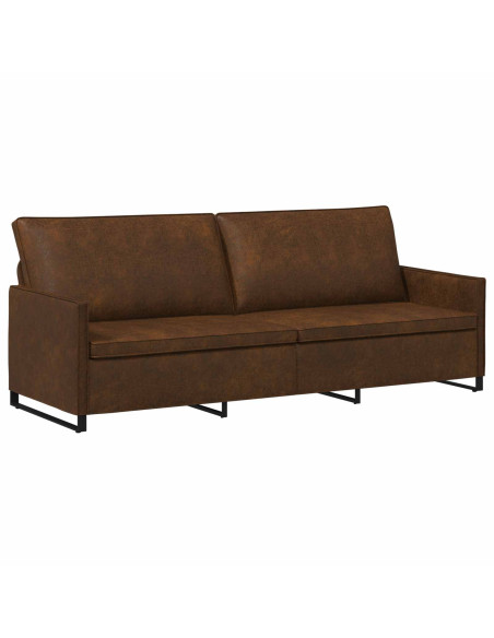 Divano a 3 posti Marrone 220 x 81 x 82 cm