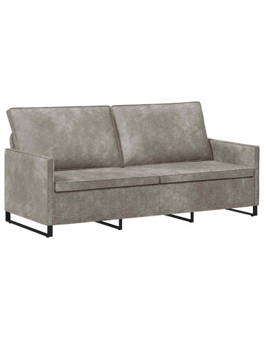 Divano a 3 posti Grigio Chiaro 190 x 81 x 82 cm