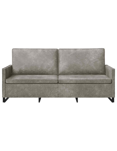 Divano a 3 posti Grigio Chiaro 190 x 81 x 82 cm