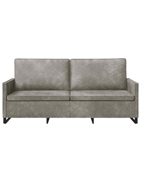 Divano a 3 posti Grigio Chiaro 190 x 81 x 82 cm