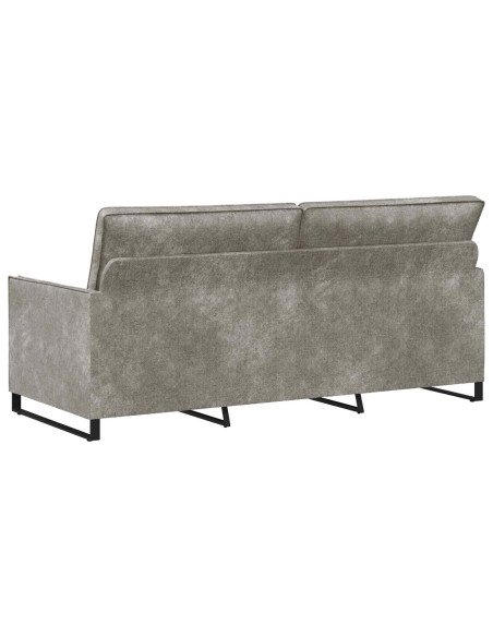 Divano a 3 posti Grigio Chiaro 190 x 81 x 82 cm