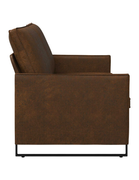 Divano a 3 posti Marrone 190 x 81 x 82 cm
