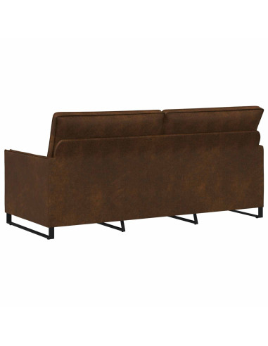 Divano a 3 posti Marrone 190 x 81 x 82 cm