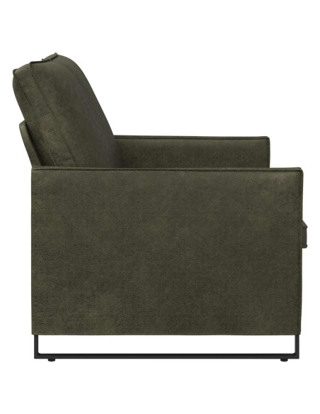 Divano a 2 posti Verde militare 150 x 81 x 82 cm