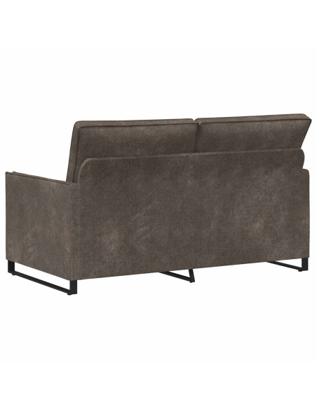Divano a 2 posti Grigio Scuro 150 x 81 x 82 cm