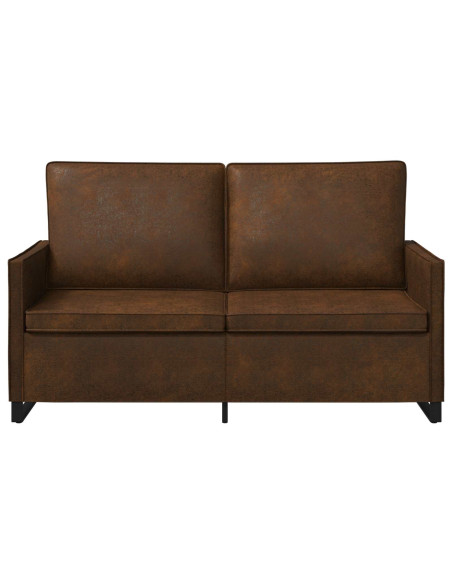 Divano a 2 posti Marrone 150 x 81 x 82 cm