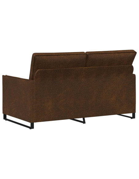 Divano a 2 posti Marrone 150 x 81 x 82 cm