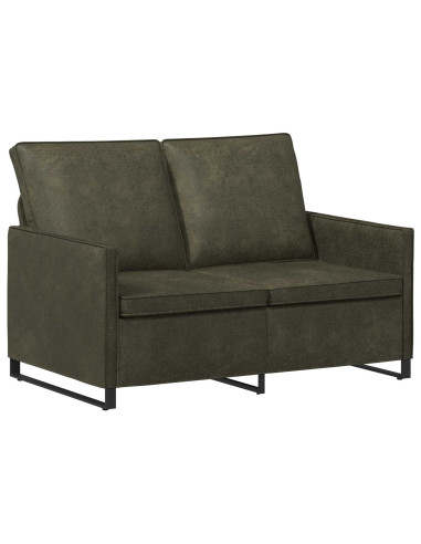 Divano a 2 posti Verde militare 130 x 81 x 82 cm
