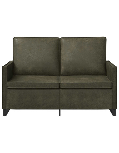Divano a 2 posti Verde militare 130 x 81 x 82 cm