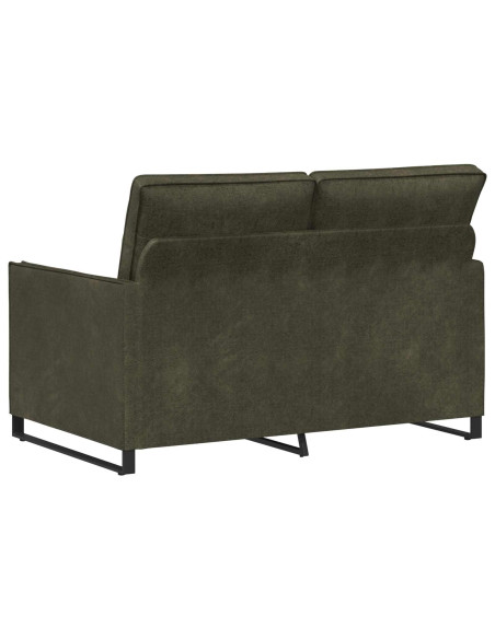 Divano a 2 posti Verde militare 130 x 81 x 82 cm